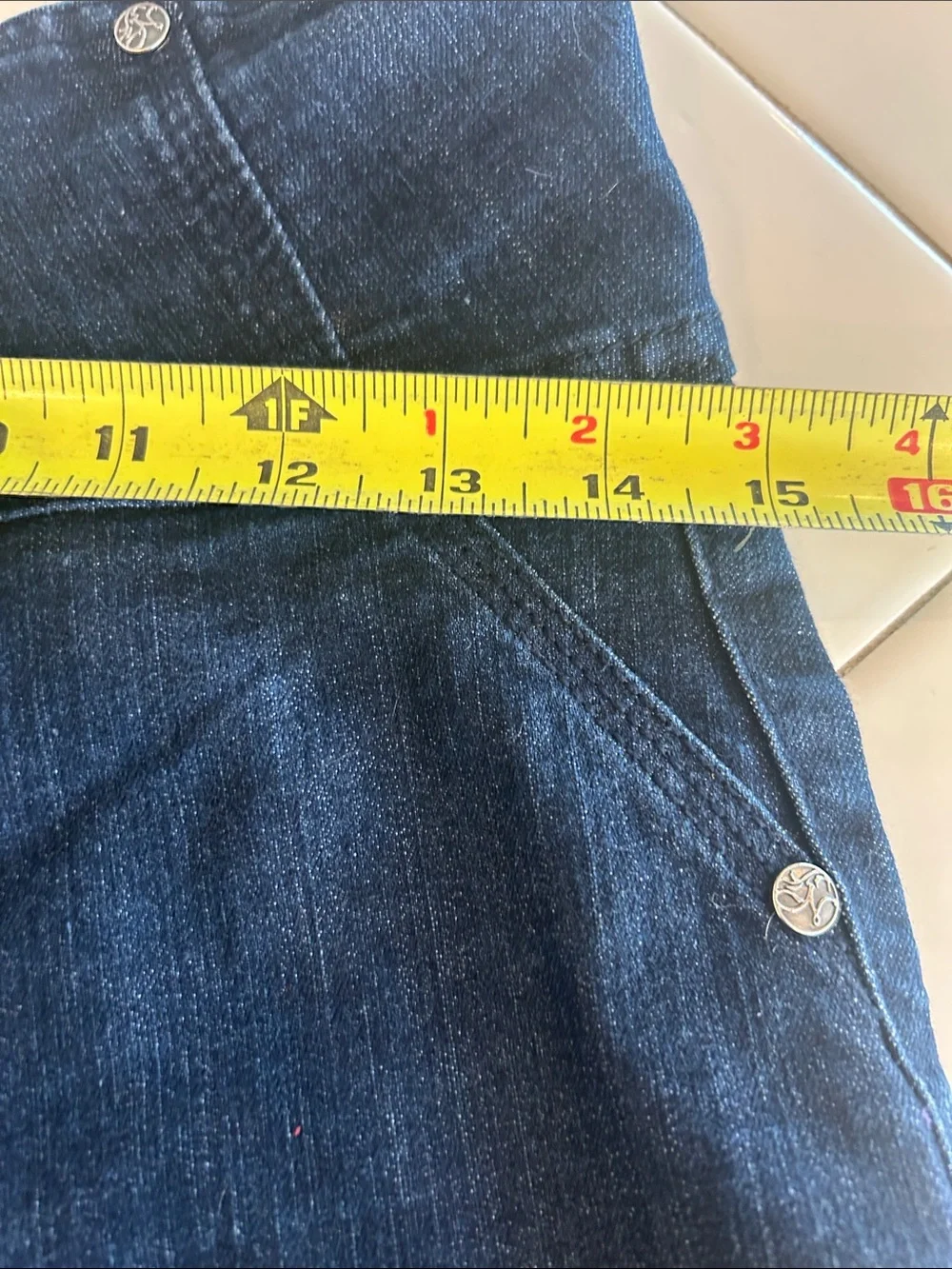 Woman’s denim shorts